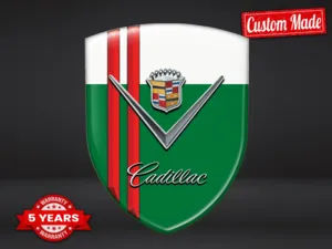 Cadillac Décalco Silicone Tuning Sport Badge Bombé Limité ST
